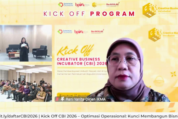 Kemenperin Pacu IKM Fesyen dan Kriya Naik Kelas Melalui Creative Business Incubator 2026