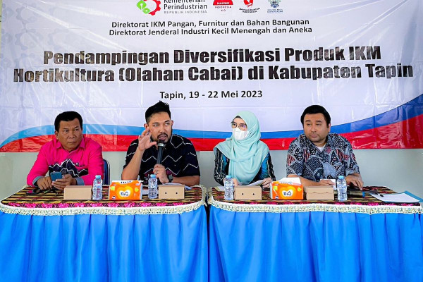 Gelar Pendampingan, Kemenperin Optimalkan Diversifikasi Olahan Cabai Hiyung Asal Kalimantan