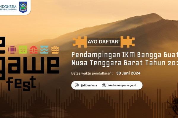 Yuk Daftarkan Dirimu Untuk Menjadi Bagian Dari Bangga Buatan Indonesia di NTB Tahun 2024!