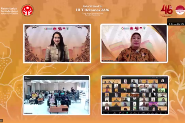 Menuju HUT ke-46 Dekranas, Kemenperin Pacu IKM Kriya Naik Kelas dan Mendunia