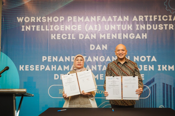 Gandeng MediaWave, Kemenperin Berikan Akses Platform AI bagi IKM